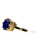 14K Yellow gold Sapphire Ring Vintage vrc366y